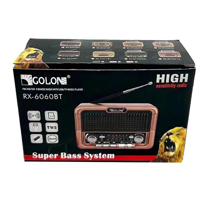 Radio Solar Vintage Am Fm Sw Bluetooth