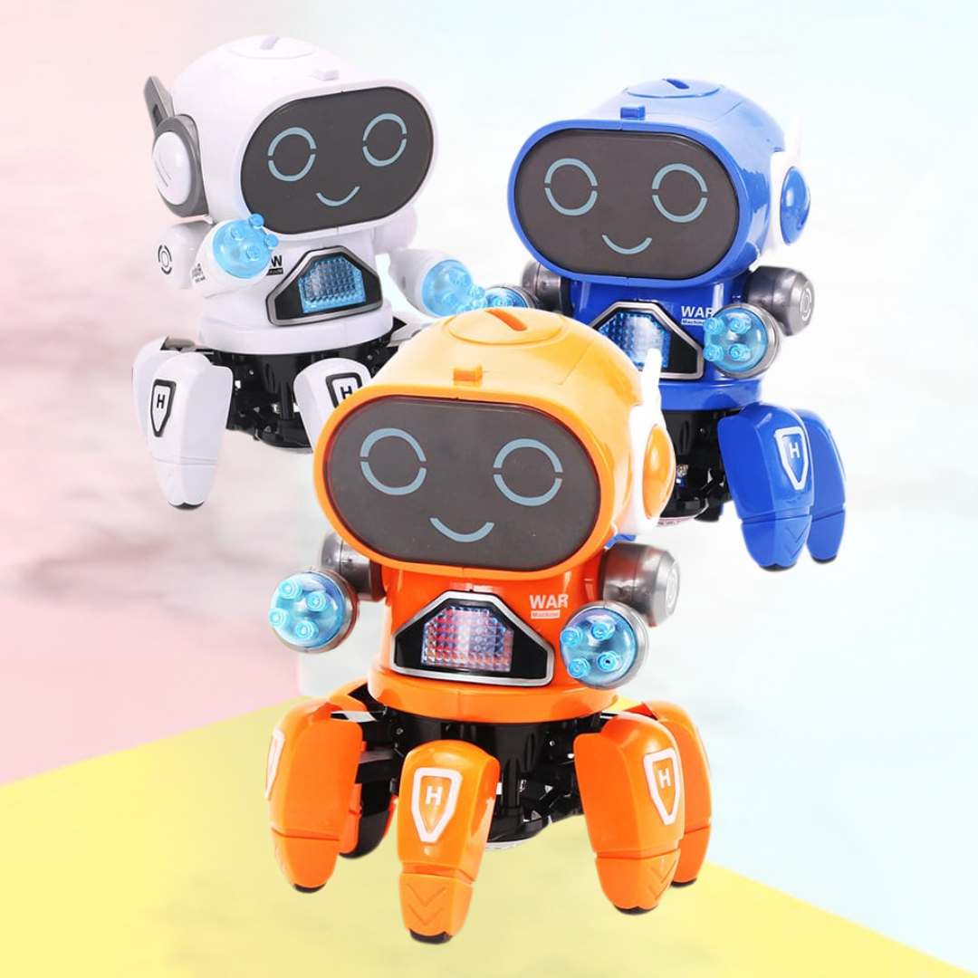 Robot Mascota Musical Bailarín con Luces LED